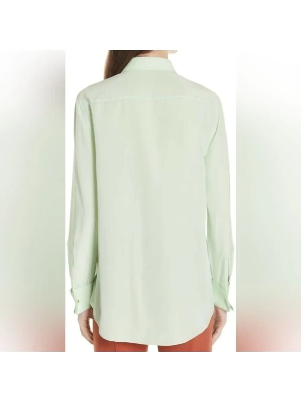 Tory Burch Janet Blouse Crushed Mint